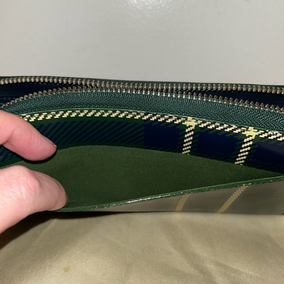 Westwood Vivienne Vivienne Westwood Long Wallet PVC Green Check Women - Picture 5 of 10